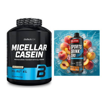 Basis-Set: BioTech Micellar Casein + Body Attack Sports Drink Zero – alle enthaltenen Artikel