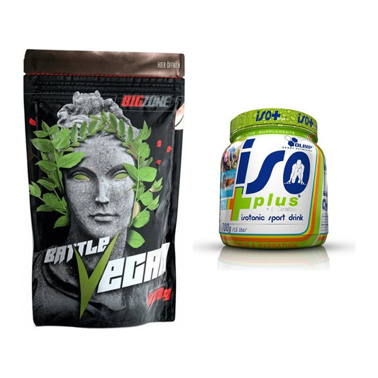 Basis-Set: Big Zone Battle Vegan + Olimp Iso Plus – alle enthaltenen Artikel