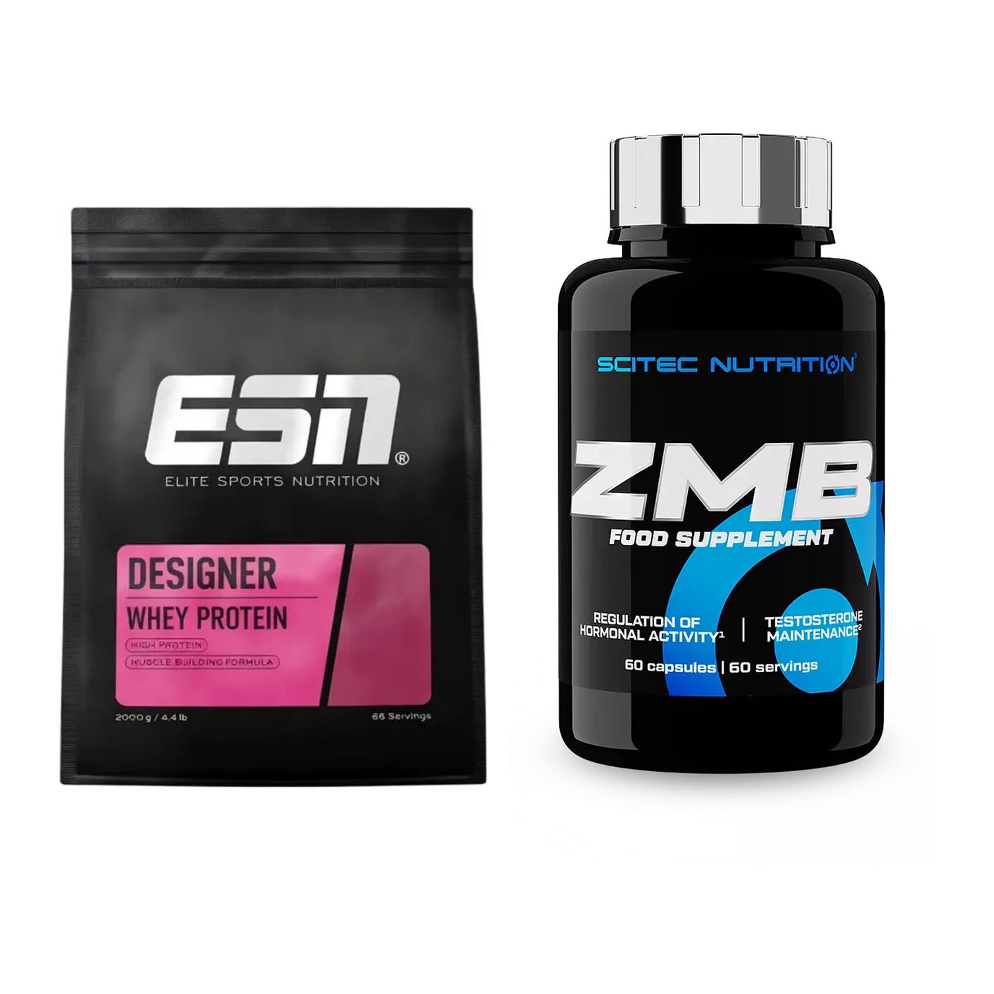 Basis-Set: ESN Designer Whey + Scitec ZMB – alle enthaltenen Artikel