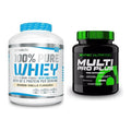 Basis-Set: BioTech 100% Pure Whey + Scitec Multi Pro Plus 30 Packs – alle enthaltenen Artikel