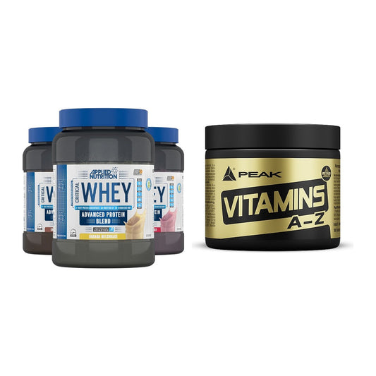 Basis-Set: Applied Nutrition Critical + Peak Vitamin A-Z 180 Tabl. – alle enthaltenen Artikel