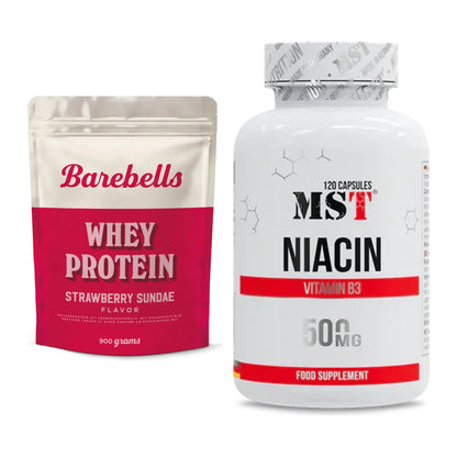 Basis-Set: Barebells Whey Protein + MST Niacin – alle enthaltenen Artikel