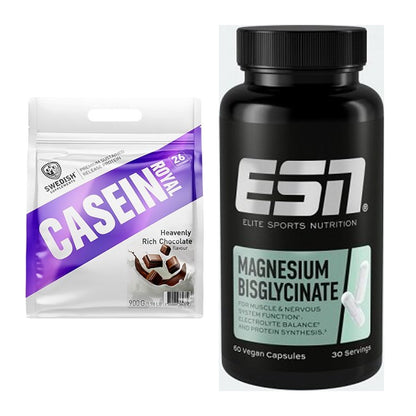 Basis-Set: Swedish Supplements Casein + ESN Magnesium Bisglycinate – alle enthaltenen Artikel