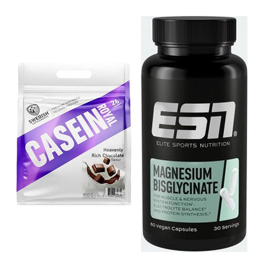 Basis-Set: Swedish Supplements Casein + ESN Magnesium Bisglycinate – alle enthaltenen Artikel