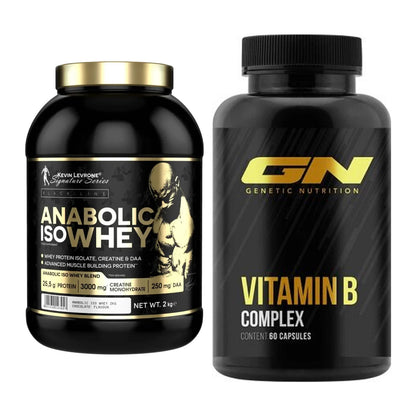 Basis-Set: Kevin Levrone Anabolic Iso Whey + GN Vitamin B-Complex – alle enthaltenen Artikel
