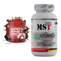Basis-Set: Scitec 100% Whey Professional + MST All Vitamins 60 Pillen – alle enthaltenen Artikel