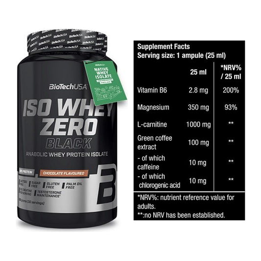 Basis-Set: BioTech Iso Whey Zero Black + BioTech Magna Shot – alle enthaltenen Artikel