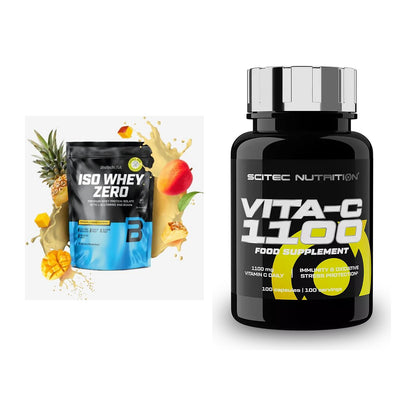 Basis-Set: BioTech Iso Whey Zero + Scitec Vitamin C 1100 – alle enthaltenen Artikel