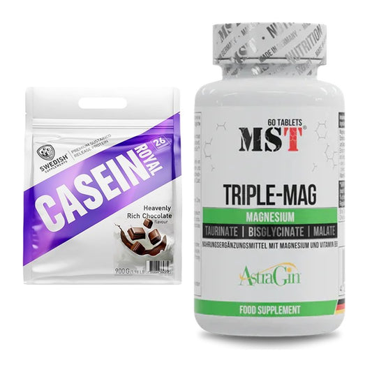 Basis-Set: Swedish Supplements Casein Royal + MST Tripple Mag – alle enthaltenen Artikel