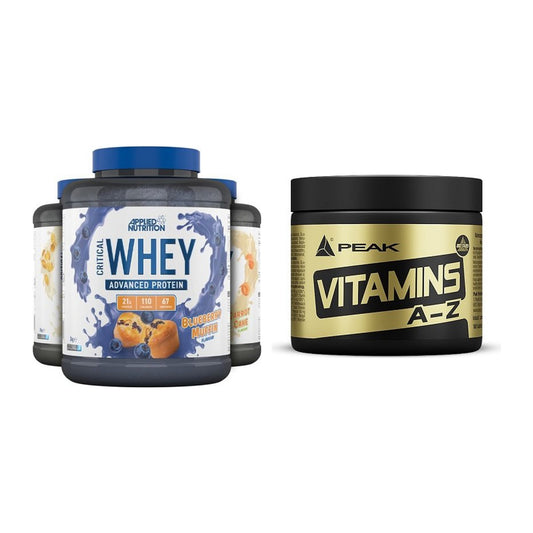 Basis-Set: Applied Nutrition Critical + Peak Vitamin A-Z 180 Tabl. – alle enthaltenen Artikel