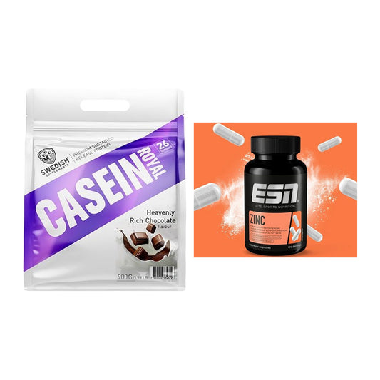 Basis-Set: Swedish Supplements Casein Royal + ESN Zinc – alle enthaltenen Artikel