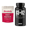 Basis-Set: Barebells Whey Protein + Big Zone Vitamin D3 + K2 – alle enthaltenen Artikel