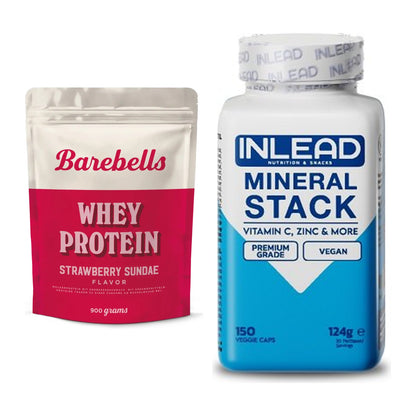 Basis-Set: Barebells Whey Protein + INLEAD Mineral Stack – alle enthaltenen Artikel