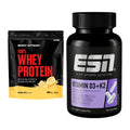Basis-Set: Body Attack 100% Whey Protein + ESN Vitamin D3 + K2 – alle enthaltenen Artikel