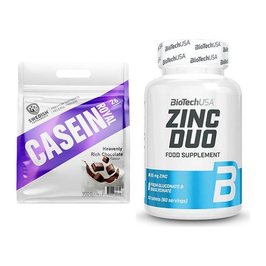 Basis-Set: Swedish Supplements Casein Royal + BioTech Zinc Duo – alle enthaltenen Artikel