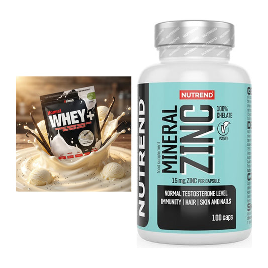 Basis-Set: Sinob Honest Whey+ + Nutrend Zinc Chelate 15mg – alle enthaltenen Artikel