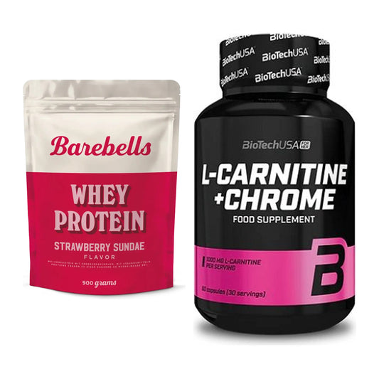 Basis-Set: Barebells Whey Protein + BioTech L-Carnitine + Chrome – alle enthaltenen Artikel