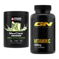 Basis-Set: MaxiNutrition MaxClear 100% + GN Vitamin C Health Line – alle enthaltenen Artikel