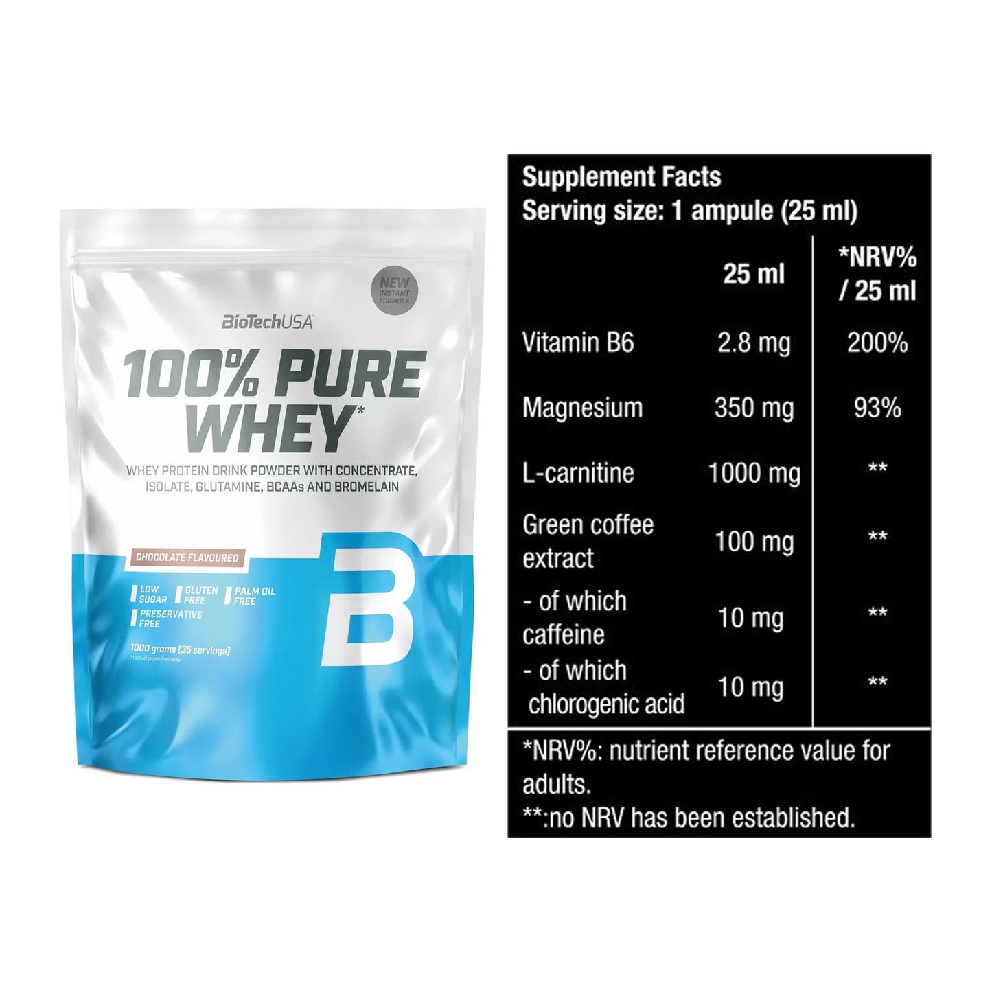 Basis-Set: BioTech 100% Pure Whey + BioTech Magna Shot – alle enthaltenen Artikel