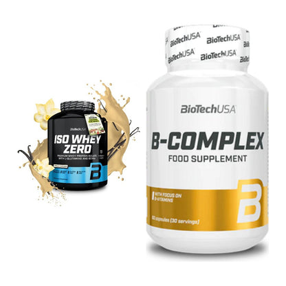 Basis-Set: BioTech Iso Whey Zero + BioTech B Complex 60 Tabl. – alle enthaltenen Artikel