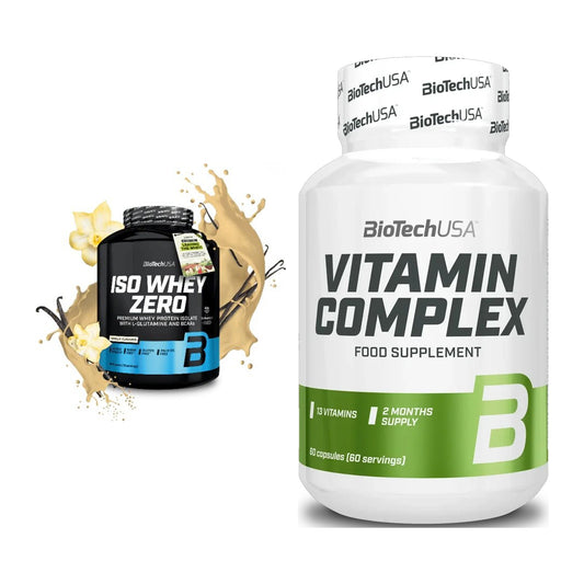 Basis-Set: BioTech Iso Whey Zero + BioTech Vitamin Complex – alle enthaltenen Artikel