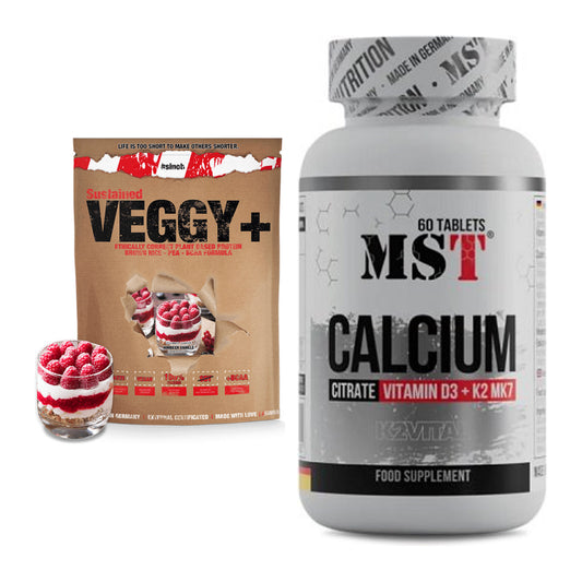 Basis-Set: Sinob VEGGY + VEGAN PROTEIN + MST Calcium Citrate D3 – alle enthaltenen Artikel