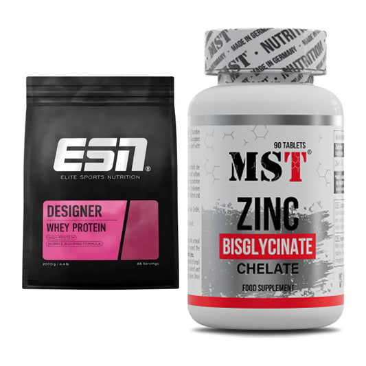 Basis-Set: ESN Designer Whey + MST Zinc Chelate Bisglycinate – alle enthaltenen Artikel