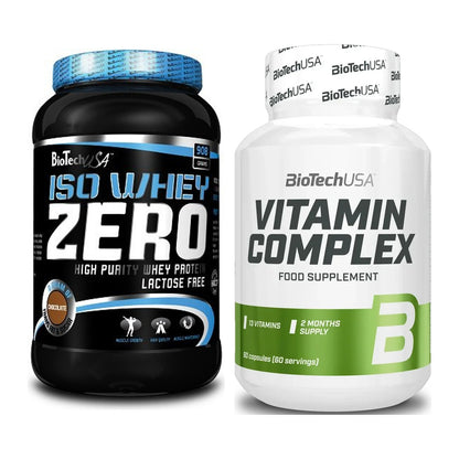Basis-Set: BioTech Iso Whey Zero + BioTech Vitamin Complex – alle enthaltenen Artikel