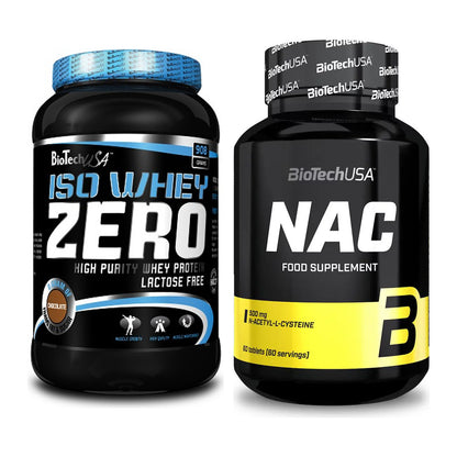 Basis-Set: BioTech Iso Whey Zero + BioTech NAC – alle enthaltenen Artikel