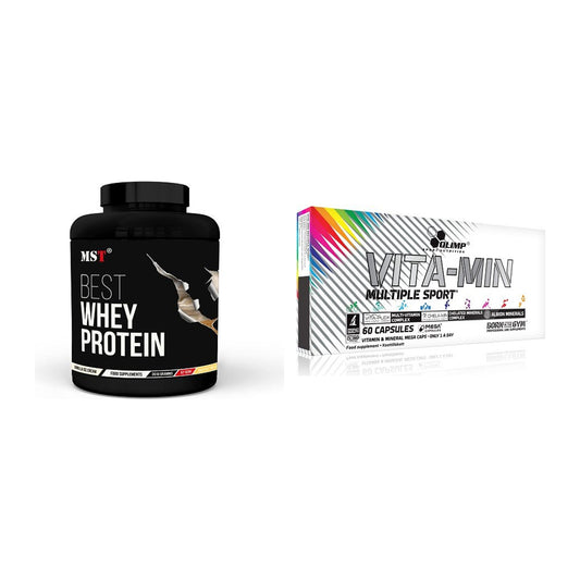 Basis-Set: MST Best Whey Protein + Olimp Vita-Min Multiple Sport – alle enthaltenen Artikel
