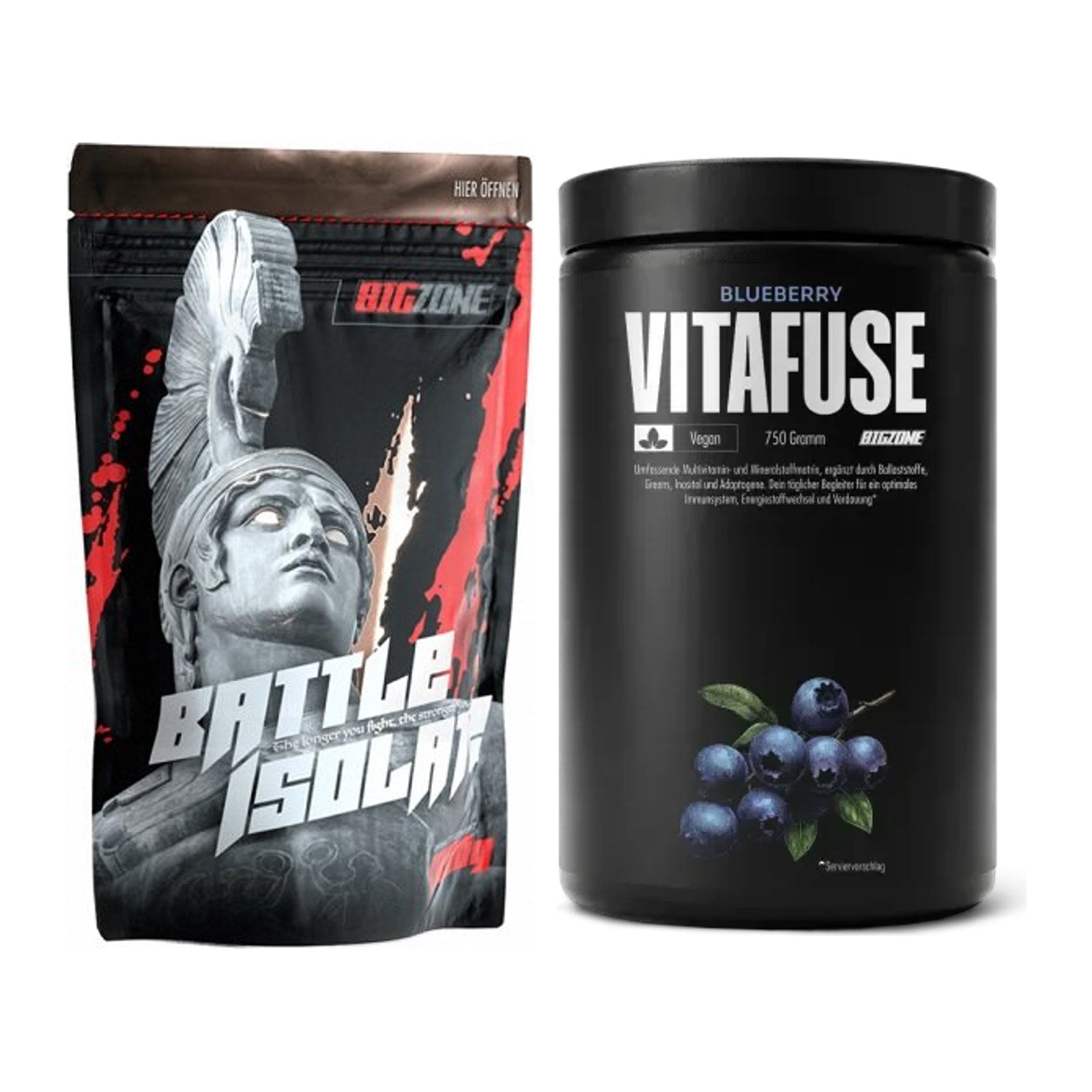 Basis-Set: Big Zone Battle Isolate + Big Zone Vitafuse – alle enthaltenen Artikel