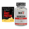 Basis-Set: Body Attack 100% Whey Protein + MST Magnesium Taurat – alle enthaltenen Artikel