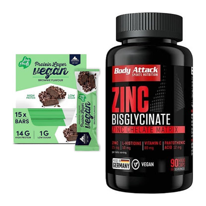 Basis-Set: Multipower Vegan Protein + Body Attack Zink – alle enthaltenen Artikel