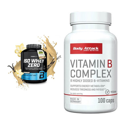 Basis-Set: BioTech Iso Whey Zero + Body Attack Vitamin B-Complex – alle enthaltenen Artikel
