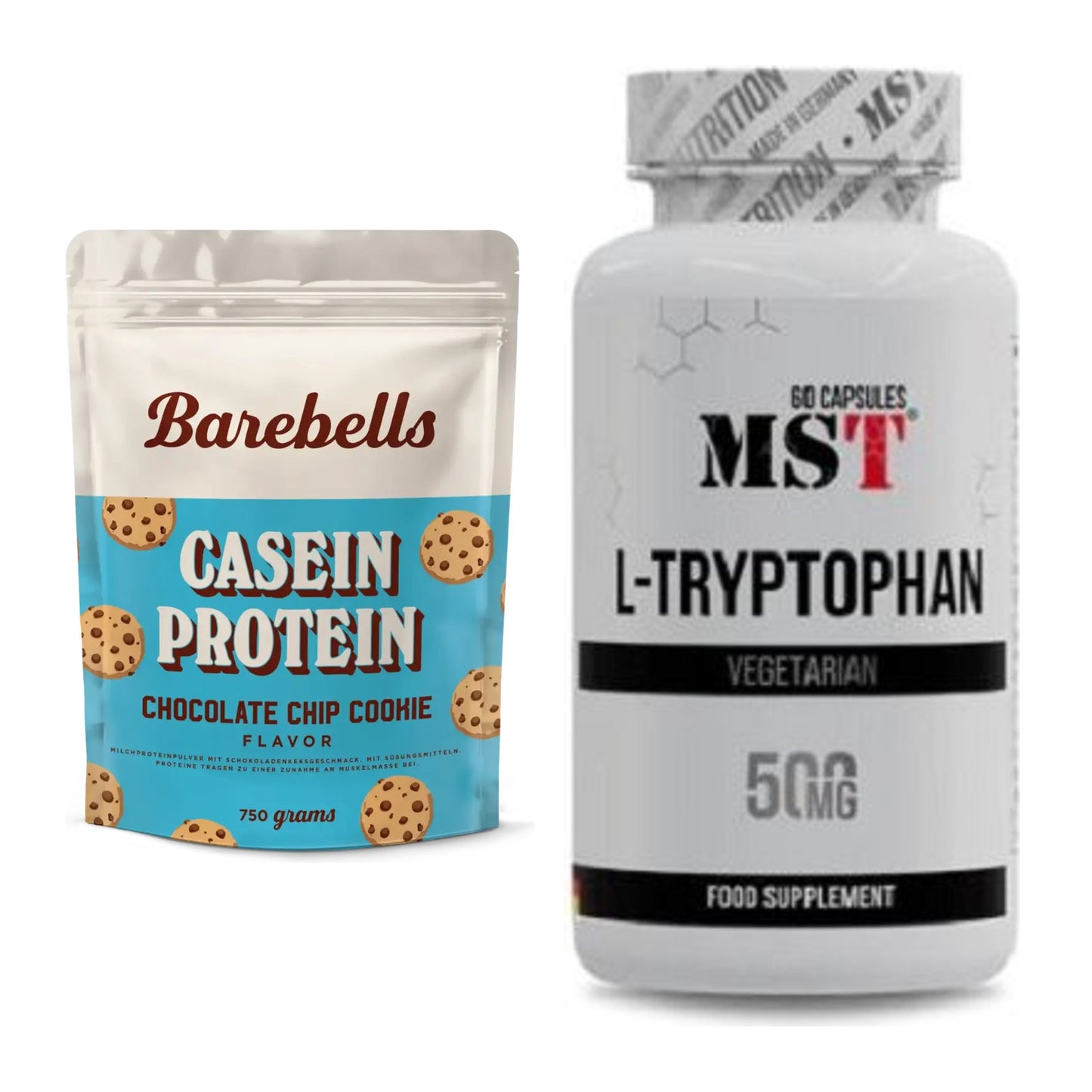 Basis-Set: Barebells Casein Protein + MST Tryptophan 500mg – alle enthaltenen Artikel