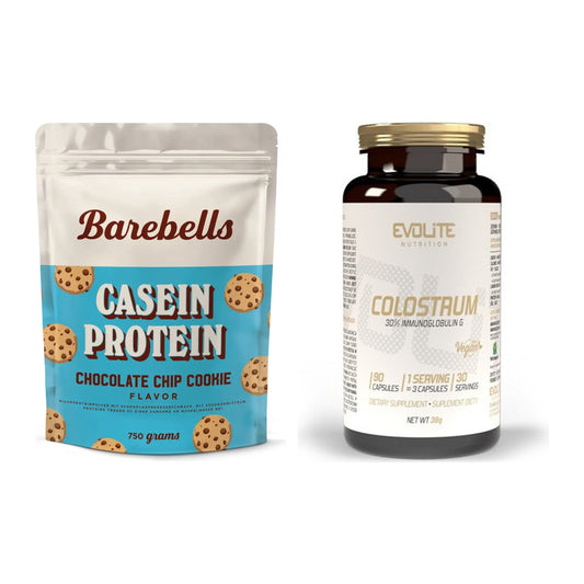 Basis-Set: Barebells Casein Protein + Evolite Nutrition Colostrum 30% – alle enthaltenen Artikel