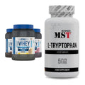 Basis-Set: Applied Nutrition Critical Whey + MST Tryptophan 500mg – alle enthaltenen Artikel