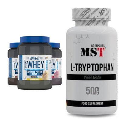 Basis-Set: Applied Nutrition Critical Whey + MST Tryptophan 500mg – alle enthaltenen Artikel