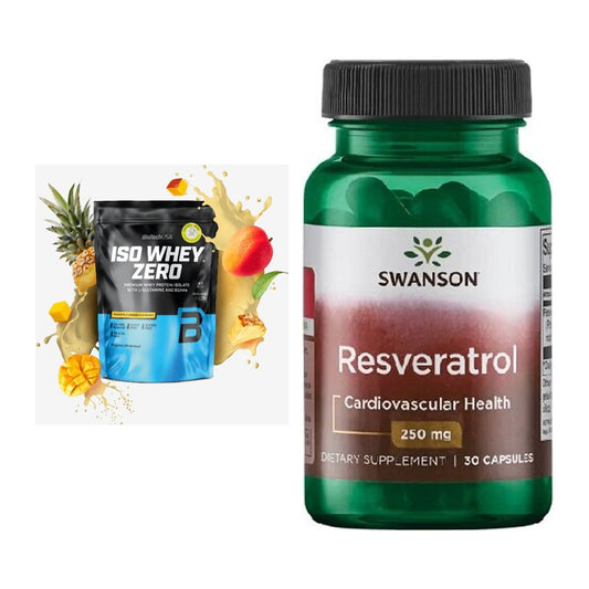 Basis-Set: BioTech Iso Whey Zero + Swanson Resveratrol – alle enthaltenen Artikel