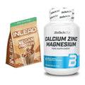 Basis-Set: INLEAD Vegan Protein + BioTech Calcium Zinc Magnesium 100 – alle enthaltenen Artikel