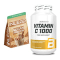 Basis-Set: INLEAD Vegan Protein + BioTech Vitamin C 1000 250 Tabl. – alle enthaltenen Artikel