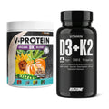 Basis-Set: ProFuel V-Protein Vegan 8K Blend + Big Zone Vitamin D3 + K2 – alle enthaltenen Artikel