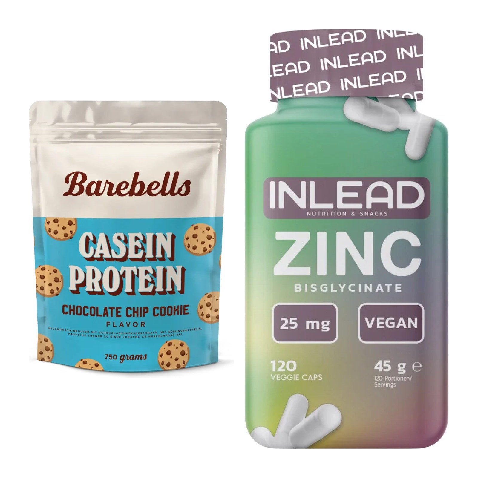 Basis-Set: Barebells Casein Protein + INLEAD Zink Bisglycinate – alle enthaltenen Artikel