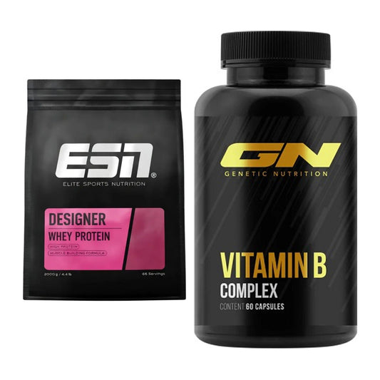 Basis-Set: ESN Designer Whey + GN Vitamin B-Complex – alle enthaltenen Artikel