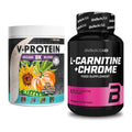 Basis-Set: ProFuel V-Protein Vegan 8K + BioTech L-Carnitine + Chrome – alle enthaltenen Artikel