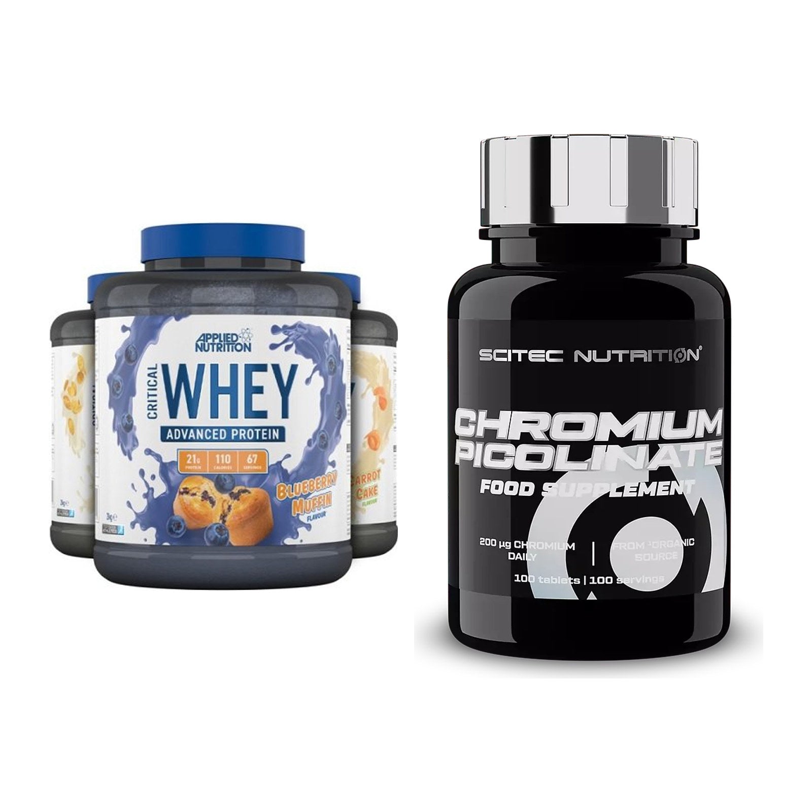 Basis-Set: Applied Nutrition Critical + Scitec Chromium Picolinate – alle enthaltenen Artikel