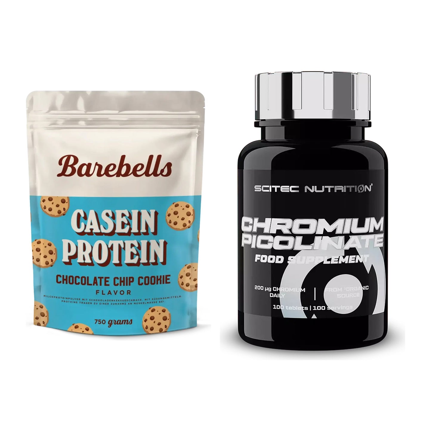 Basis-Set: Barebells Casein Protein + Scitec Chromium Picolinate – alle enthaltenen Artikel