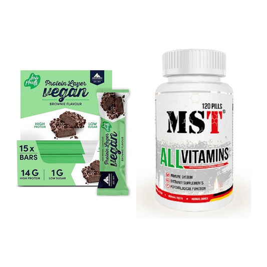Basis-Set: Multipower Vegan Protein + MST All Vitamins 120 Tabl. – alle enthaltenen Artikel