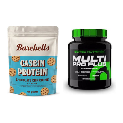 Basis-Set: Barebells Casein Protein + Scitec Multi Pro Plus 30 Packs – alle enthaltenen Artikel