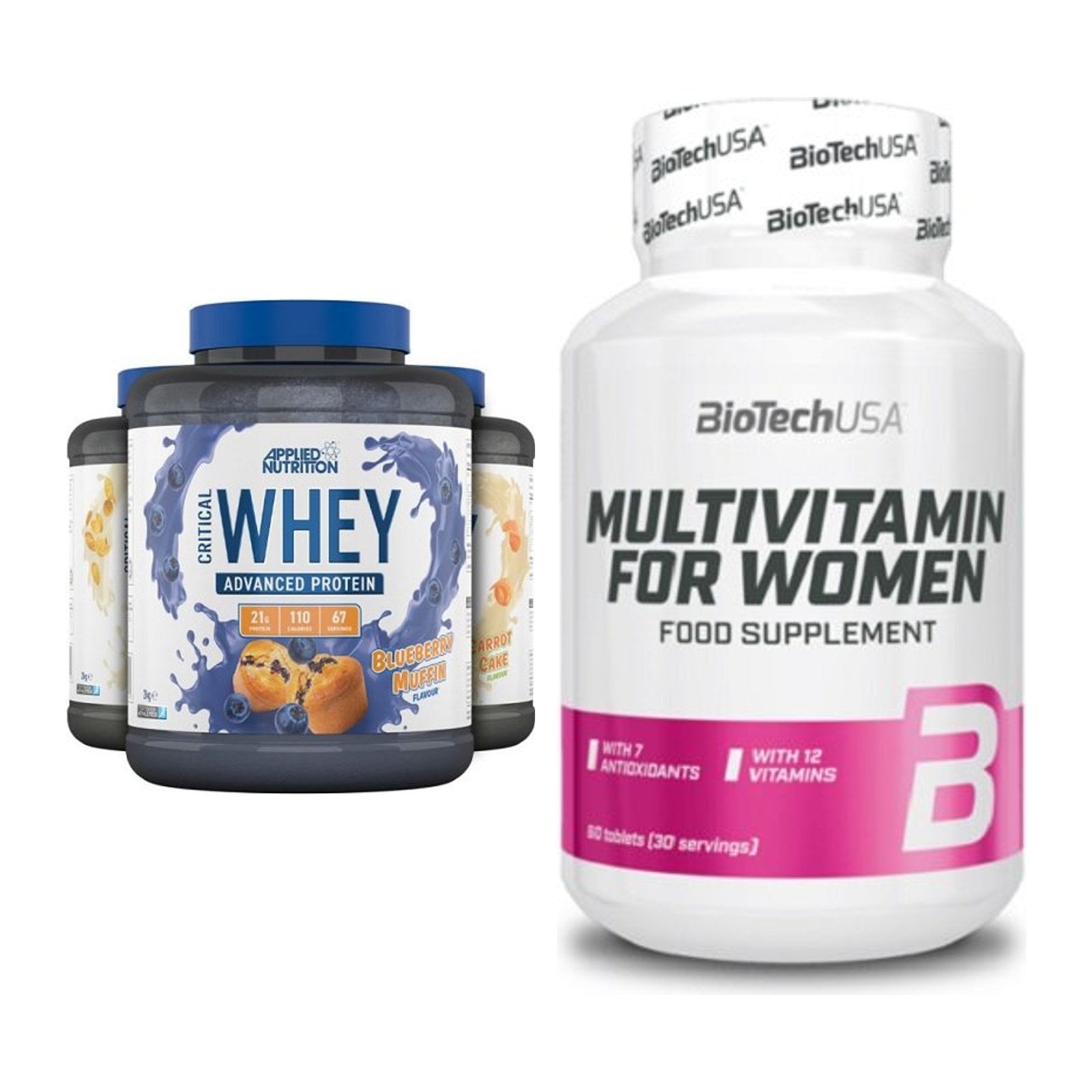 Basis-Set: Applied Nutrition Critical + BioTech Multivitamin – alle enthaltenen Artikel